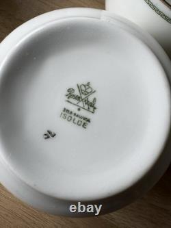 Service à café vintage Rosenthal Bavaria Isolde 6 tasses, soucoupes, cafetière et pichet Service à café vintage Rosenthal Bavaria Isolde 6 tasses, soucoupes, cafetière et pichet