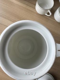 Service à café vintage Rosenthal Bavaria Isolde 6 tasses, soucoupes, cafetière et pichet