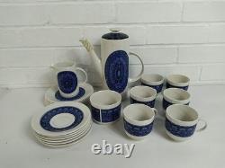 Service à café vintage Royal Doulton Babylon (années 1970)