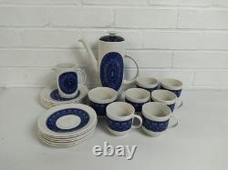 Service à café vintage Royal Doulton Babylon (années 1970)