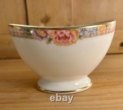 Service à café vintage Royal Doulton Darjeeling, pot à café, pot à crème et sucrier/ntyhw361