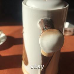 Service à café vintage Royal Doulton Reynard le Renard pour 4 personnes en excellent état