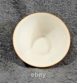 Service à café vintage Union Z tchèque des années 1930, motif fruit jaune, porcelaine Art déco