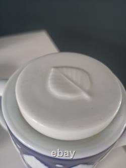 Service à café vintage en porcelaine Sargadelos de 23 pièces fabriqué en Espagne. (Norfolk)