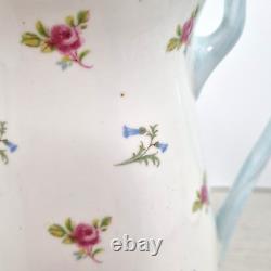 Service à café vintage en porcelaine de Chine de Shelley comprenant 13 pièces à motif floral Chintz fabriqué en Angleterre en très bon état.