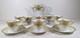 Service &agrave; Caf&eacute; Vintage En Porcelaine Japonaise Noritake, Style Art D&eacute;co, D&eacute;but-milieu Du Xxe Si&egrave;cle