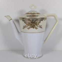 Service à café vintage en porcelaine japonaise Noritake, style Art déco, début-milieu du XXe siècle
