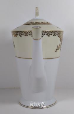 Service à café vintage en porcelaine japonaise Noritake, style Art déco, début-milieu du XXe siècle