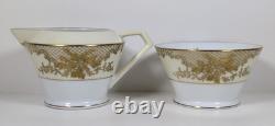 Service à café vintage en porcelaine japonaise Noritake, style Art déco, début-milieu du XXe siècle