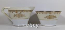 Service à café vintage en porcelaine japonaise Noritake, style Art déco, début-milieu du XXe siècle