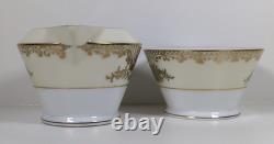 Service à café vintage en porcelaine japonaise Noritake, style Art déco, début-milieu du XXe siècle