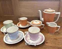 Service à café vintage multicolore Royal Copenhagen