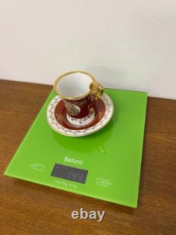 Service à café vintage pour 6 personnes, production RDA, porcelaine spéciale Eisenberg