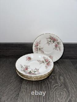 Service à dîner, café et thé Royal Albert Lavande Rose de 54 pièces vintage 1961