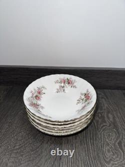 Service à dîner, café et thé Royal Albert Lavande Rose de 54 pièces vintage 1961