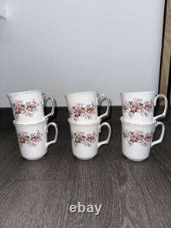 Service à dîner, café et thé Royal Albert Lavande Rose de 54 pièces vintage 1961