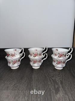 Service à dîner, café et thé Royal Albert Lavande Rose de 54 pièces vintage 1961
