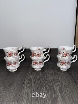 Service à dîner, café et thé Royal Albert Lavande Rose de 54 pièces vintage 1961