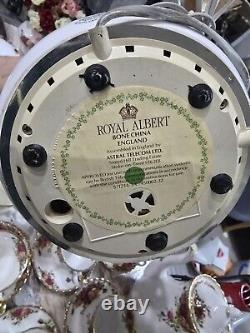 Service à dîner et à thé Royal Albert Old Country Roses en porcelaine fine vintage, 62 pièces