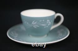 Service à espresso/café Royal Doulton Cascade vintage (années 1960) (6), 15 pièces, D645