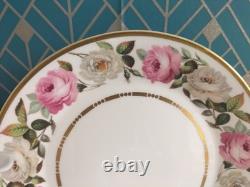 Service à thé 9 pièces Royal Worcester Royal Garden DOT & DASH vintage 1969