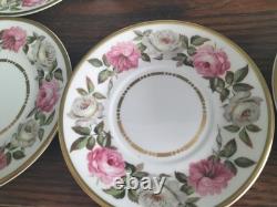 Service à thé 9 pièces Royal Worcester Royal Garden DOT & DASH vintage 1969