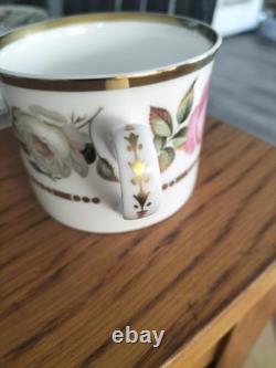 Service à thé 9 pièces Royal Worcester Royal Garden DOT & DASH vintage 1969
