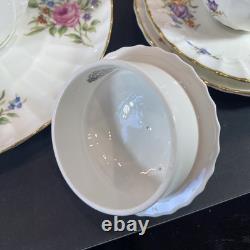 Service à thé Royal Worcester Roanoke de 23 pièces pour 6 personnes, comprenant une théière, un pot à lait et un sucrier