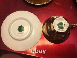 Service à thé bavarois de style victorien en or vintage 22 carats et plus.