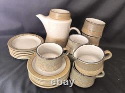 Service à thé/café Vintage Purbeck 1970 pour 6 personnes