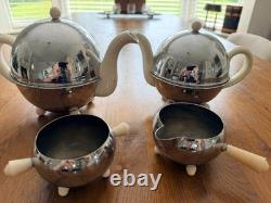 Service à thé/café atomique vintage Perry, Bevan & Co, Everhot, 1952 – rare