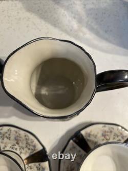 Service à thé/café en porcelaine vintage de Bavière, 23 pièces