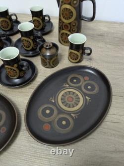 Service à thé / café et petit-déjeuner vintage rétro Denby Arabesque – Décoration de cuisine