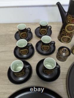 Service à thé / café et petit-déjeuner vintage rétro Denby Arabesque – Décoration de cuisine