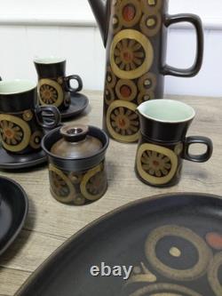 Service à thé / café et petit-déjeuner vintage rétro Denby Arabesque – Décoration de cuisine