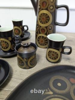 Service à thé / café et petit-déjeuner vintage rétro Denby Arabesque – Décoration de cuisine