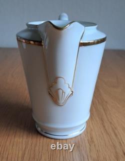 Service à thé/café trio en porcelaine Art Déco Johann Seltman Vohenstrauss Vtg