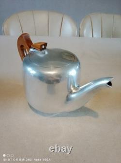 Service à thé/café vintage Picquot Ware 4 pièces théière, cafetière, pot à lait, sucrier