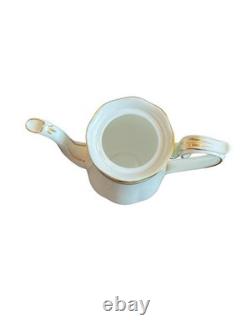 Service à thé / café vintage Royal Albert Crown China motif vert et or