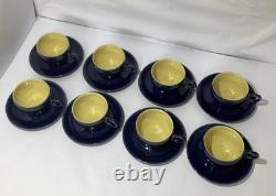 Service à thé en grès bleu Cottage vintage Denby – cafetière / théière, plus de 30 pièces