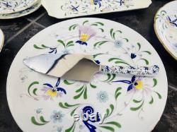 Service à thé en porcelaine bone china Coalport Vintage Pageant 40 pièces fabriqué en Angleterre