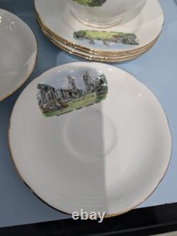 Service à thé en porcelaine de bone china fait main royal