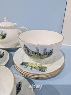 Service à thé en porcelaine de bone china fait main royal