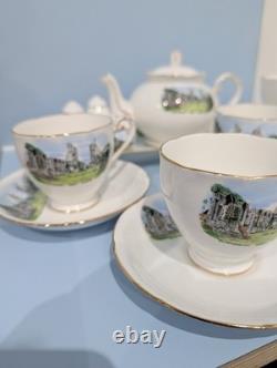 Service à thé en porcelaine de bone china fait main royal