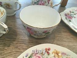 Service à thé en porcelaine fine 'Duchess Memories' de 21 pièces (6 couverts)