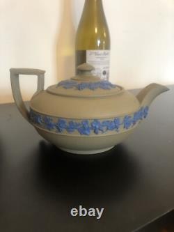 Service à thé et à café Wedgwood Drabware Jasperware de quatre pièces - Vintage rare