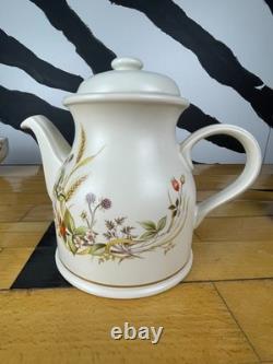 Service à thé et à café en grès St Michael Harvest, pièces de service vintage M&S, 24 pièces