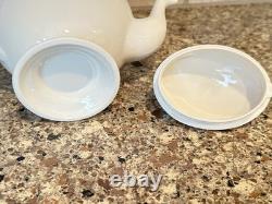 Service à thé et à café en porcelaine Merced Franciscan vintage crème, sans éclats ni craquelures