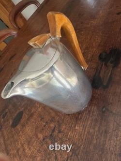 Service à thé et à café vintage Piquot Ware des années 1950-1960, 5 pièces avec plateau d’origine
