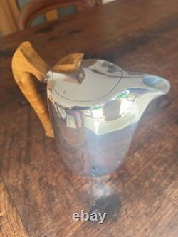 Service à thé et à café vintage Piquot Ware des années 1950-1960, 5 pièces avec plateau d’origine